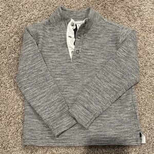 Janie and Jack Gray Herringbone Sweater